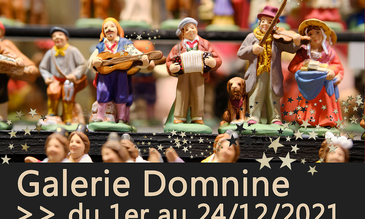 En cette période lumineuse des fêtes de fin d'année, nous vous invitons à venir découvrir pour le plaisir ou pour compléter votre collections, les santons provençaux qui animent, par tradition, la crèche provençale. Les santonniers présents : Atelier Vicken Accessoires et santons BJM L'art de la pierre Avec la participation de Liliane GUIOMAR, meilleur ouvrier de France et exposition des crèches de Patrick VIBIEN. Jours et heures d'ouverture Lundi: fermé Mardi, jeudi, vendredi et dimanche: de 14h à 18h Mercredi et samedi: de 10h à 12h et de 14h à 18h