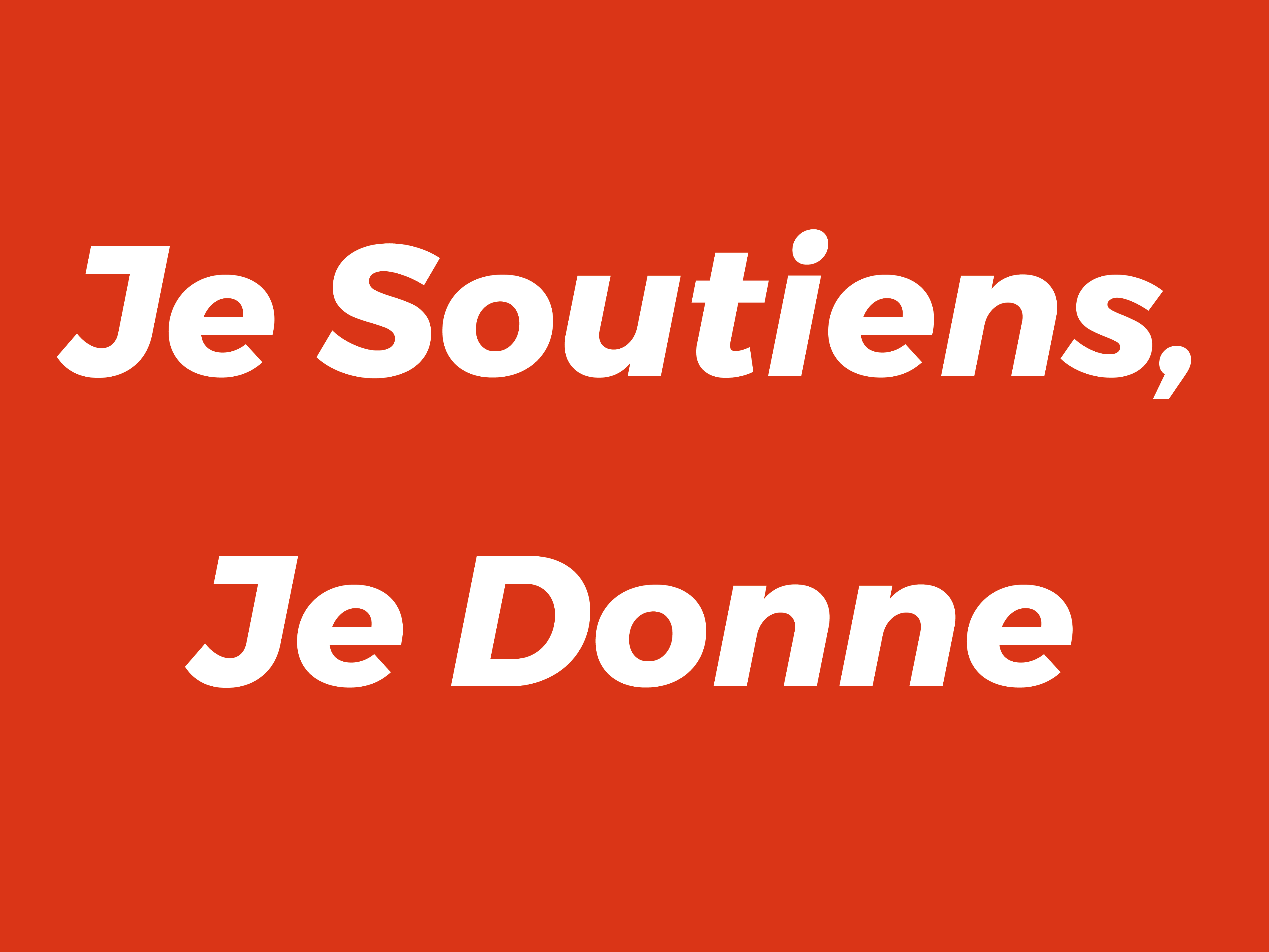 Je soutiens Je donne campagne de don Collectif Prouvènço